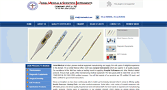 Desktop Screenshot of jindalmedical.com