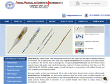 Tablet Screenshot of jindalmedical.com